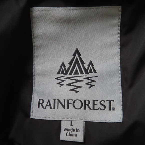 womens rainforest quilted puffer jacket coat L NWT - Picture 6 of 8